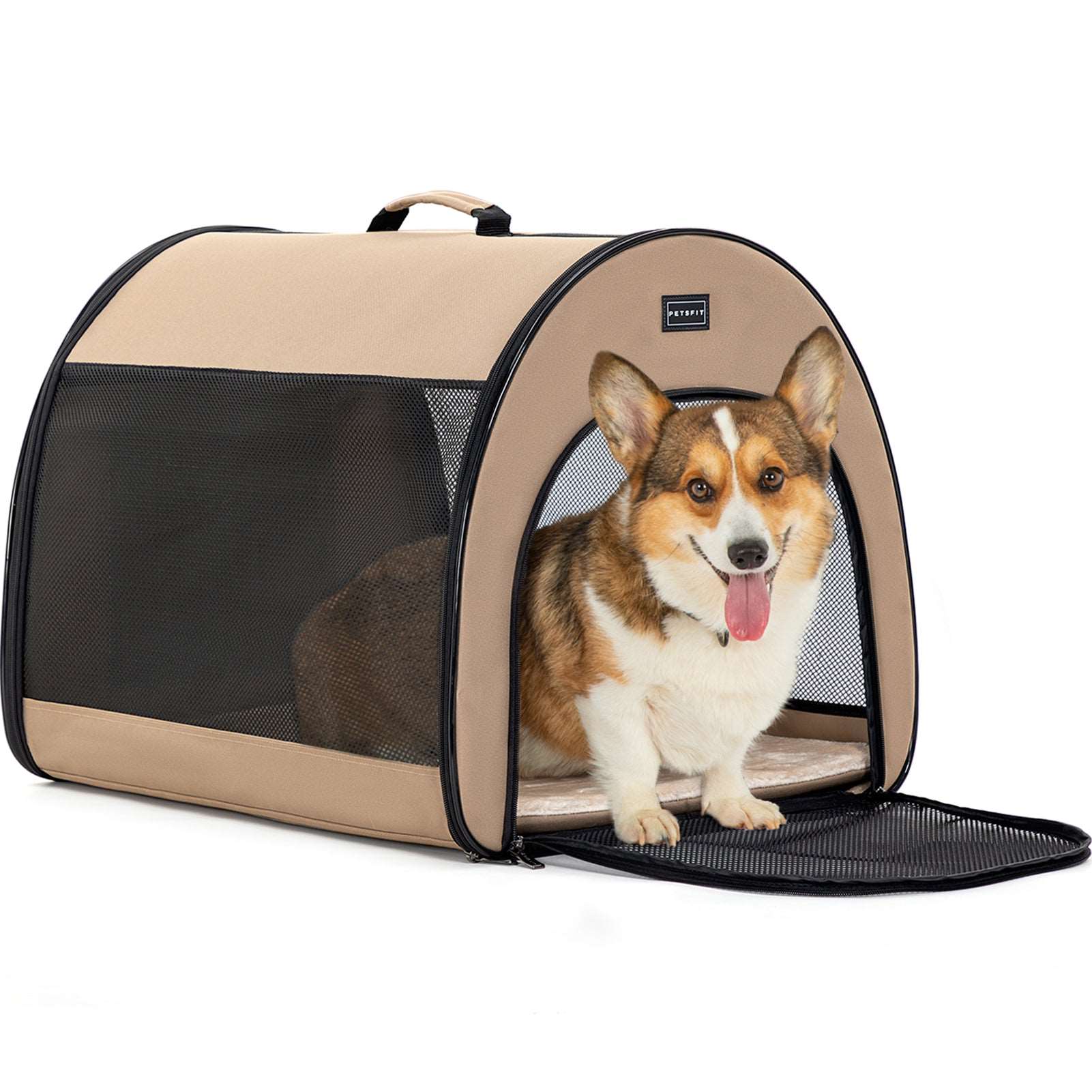 Pet Carrier Bag Soft Sided Best Portable Dog Crate for Car – PETSFIT