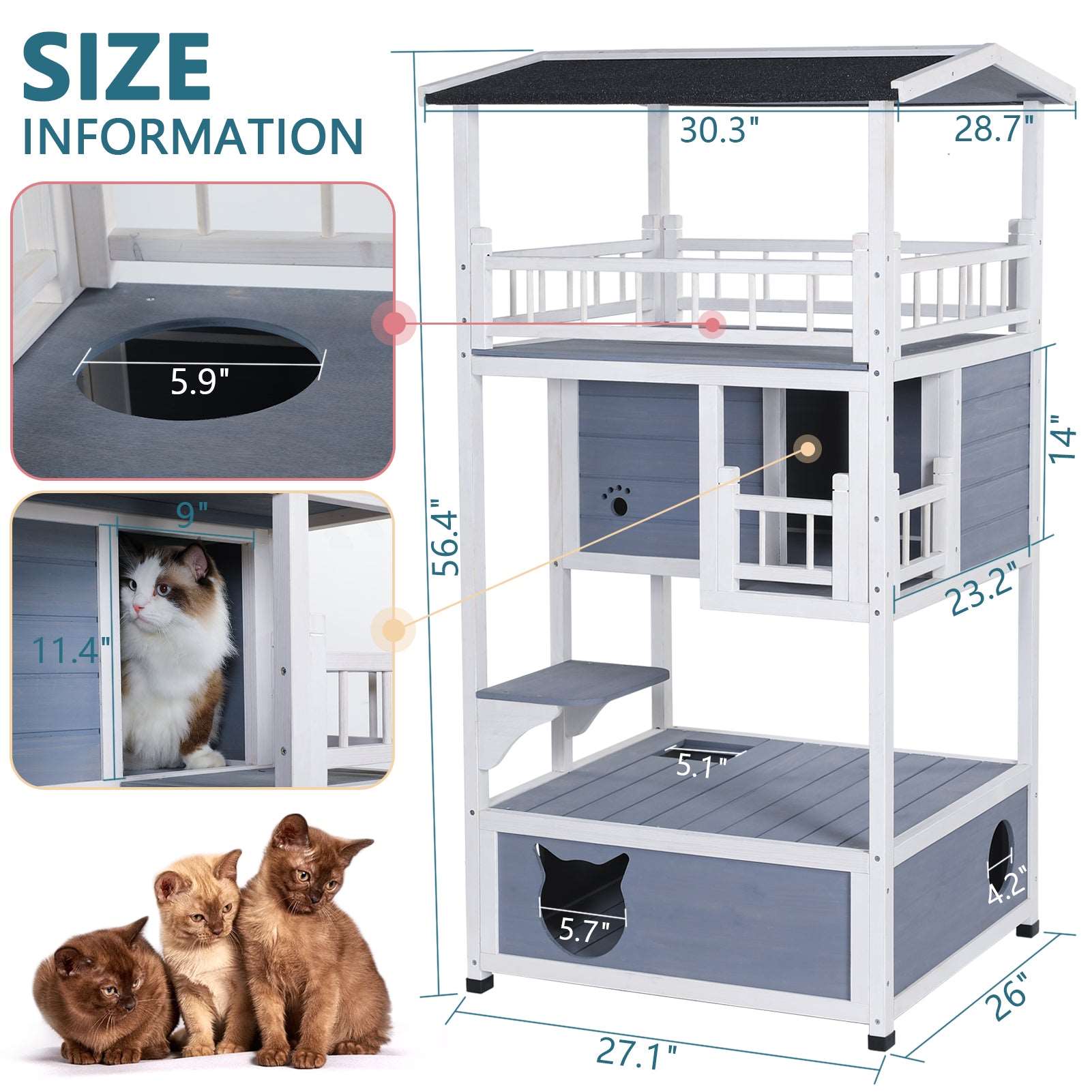 Petsfit-Outdoor-Cat-House-Cat-Tree-Cat-Condo-Cat-Shelter-02