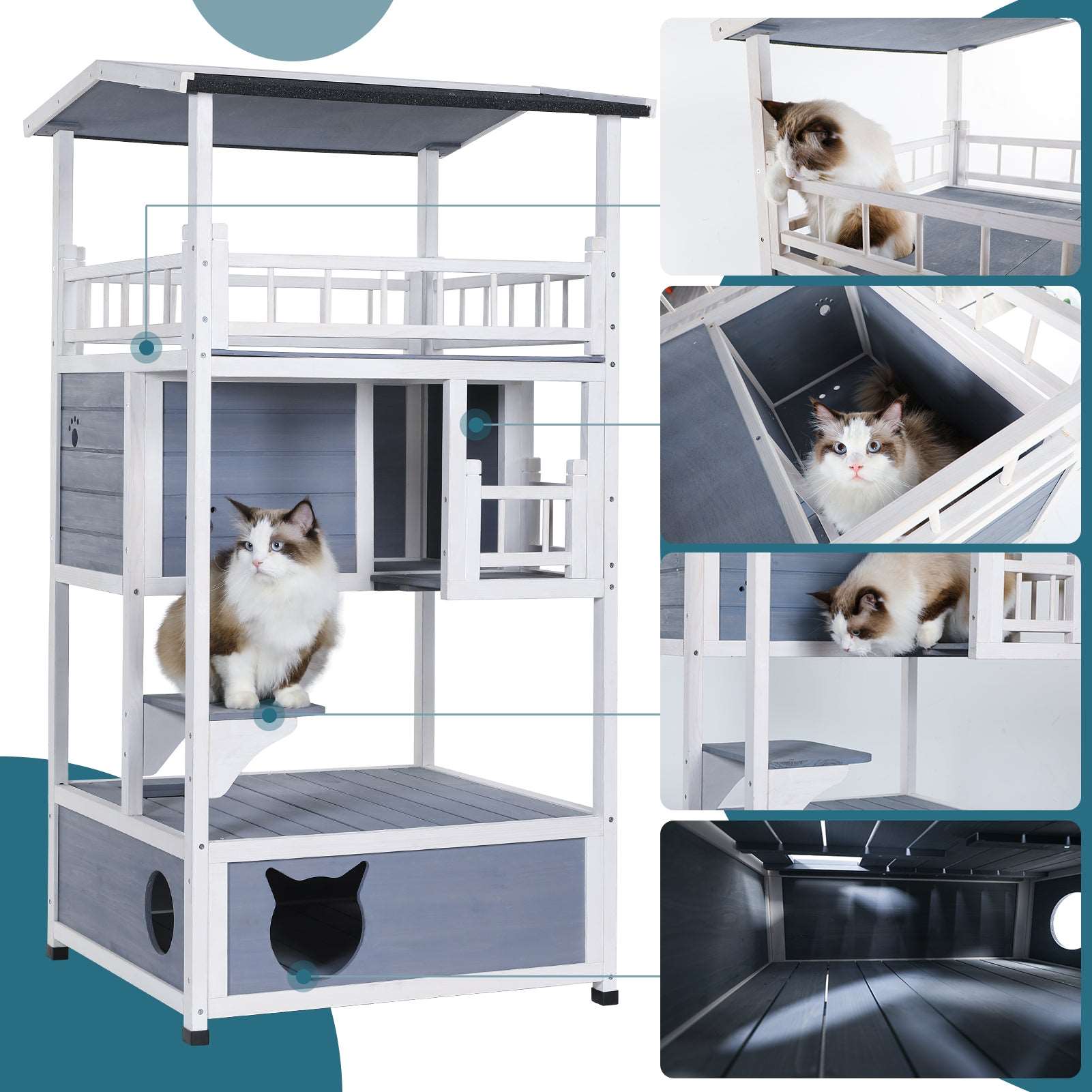 Petsfit-Outdoor-Cat-House-Cat-Tree-Cat-Condo-Cat-Shelter-03
