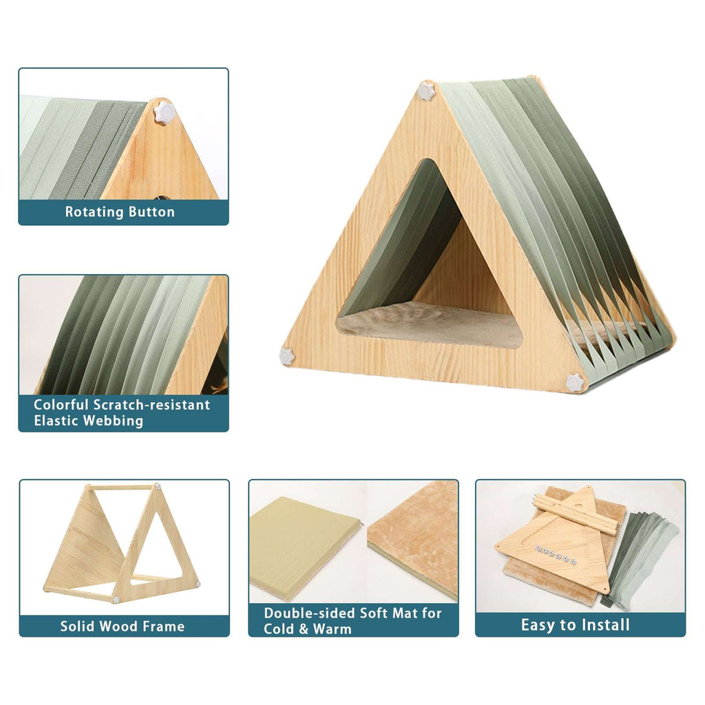 Petsfit-Modern-Style-Wood-Cat-House-with-Soft-Mat-03