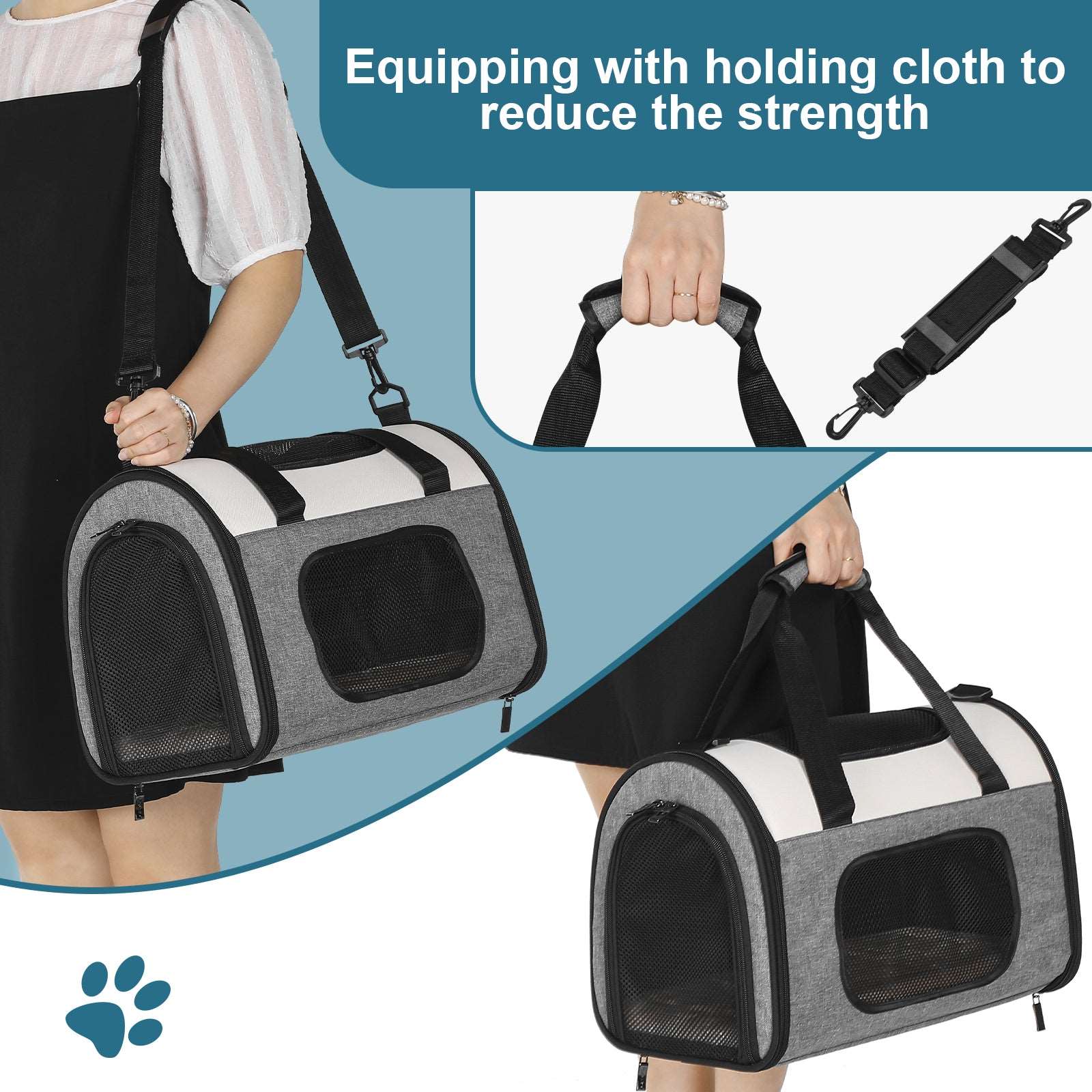 Petsfit-Cat-Carrier-Bag-Dog-Carriers-Self-Lock-Zipper-Opening-04