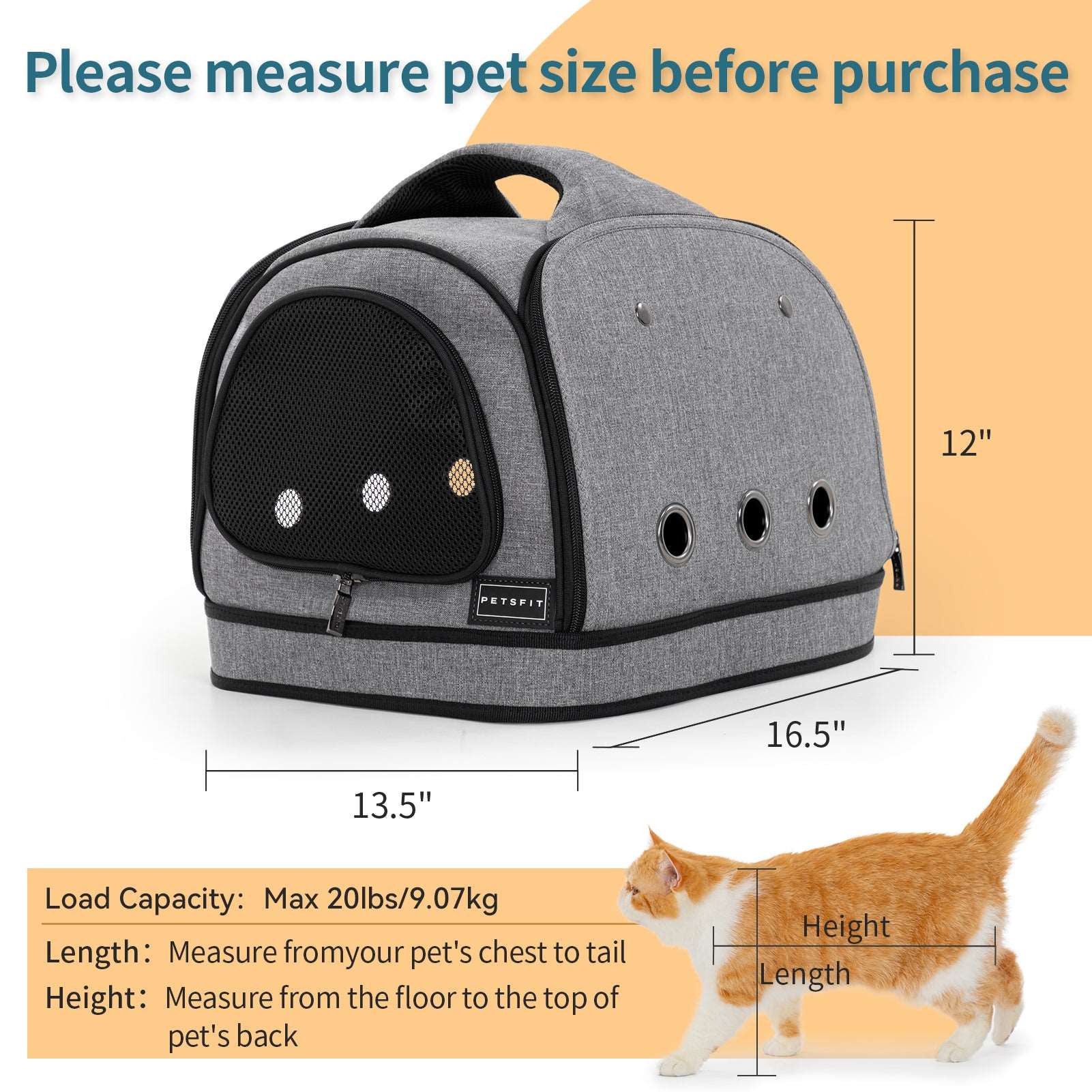 Petsfit-Soft-Sided-Small-Dog-Kennel&Cat-Kennel-02
