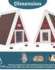 PETSFIT-Single-Story-Triangular-Cat-House-With-Foot-Stand-03