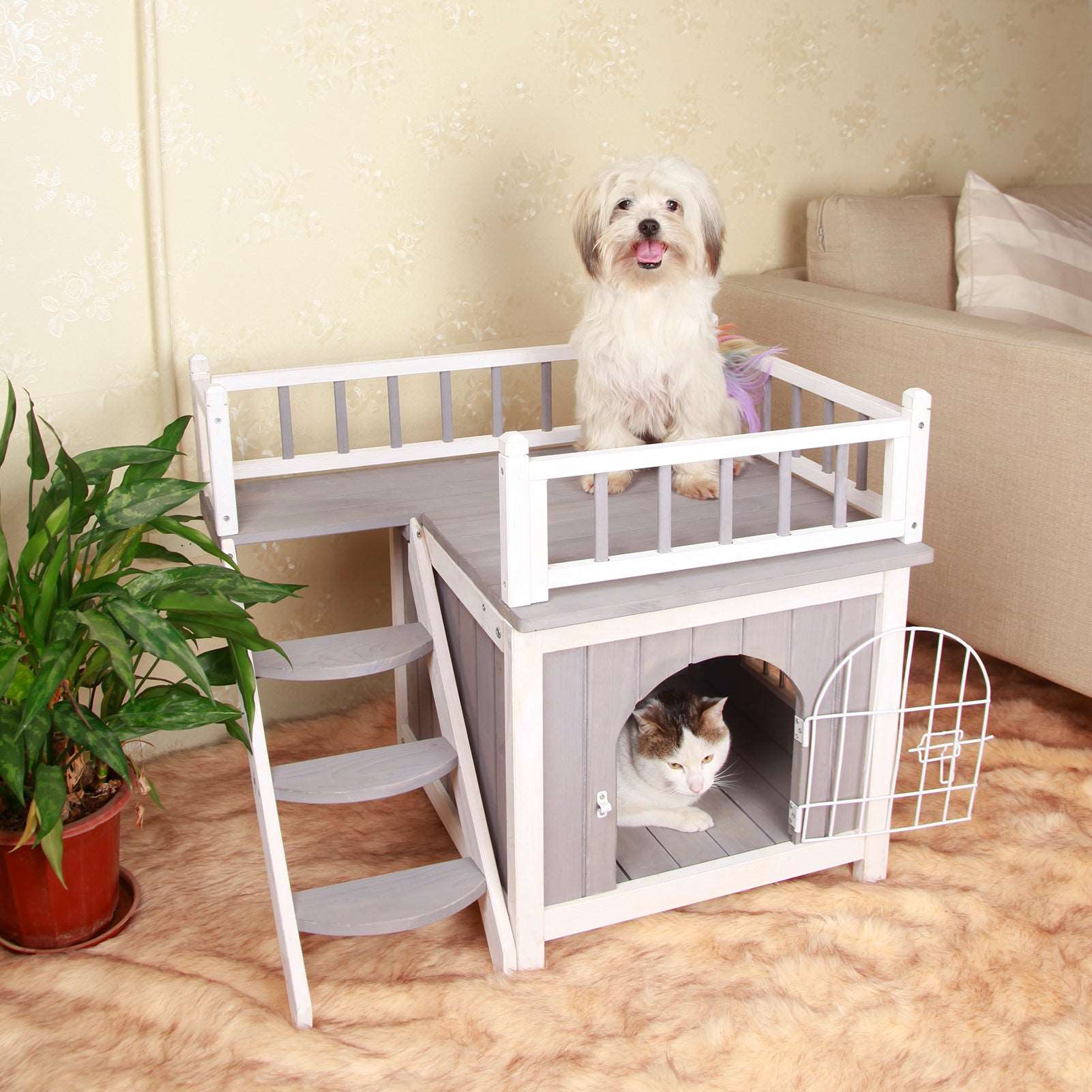 Petsfit-Dog-Houses-Cat-Houses-for-Indoor-with-Side-Window-04