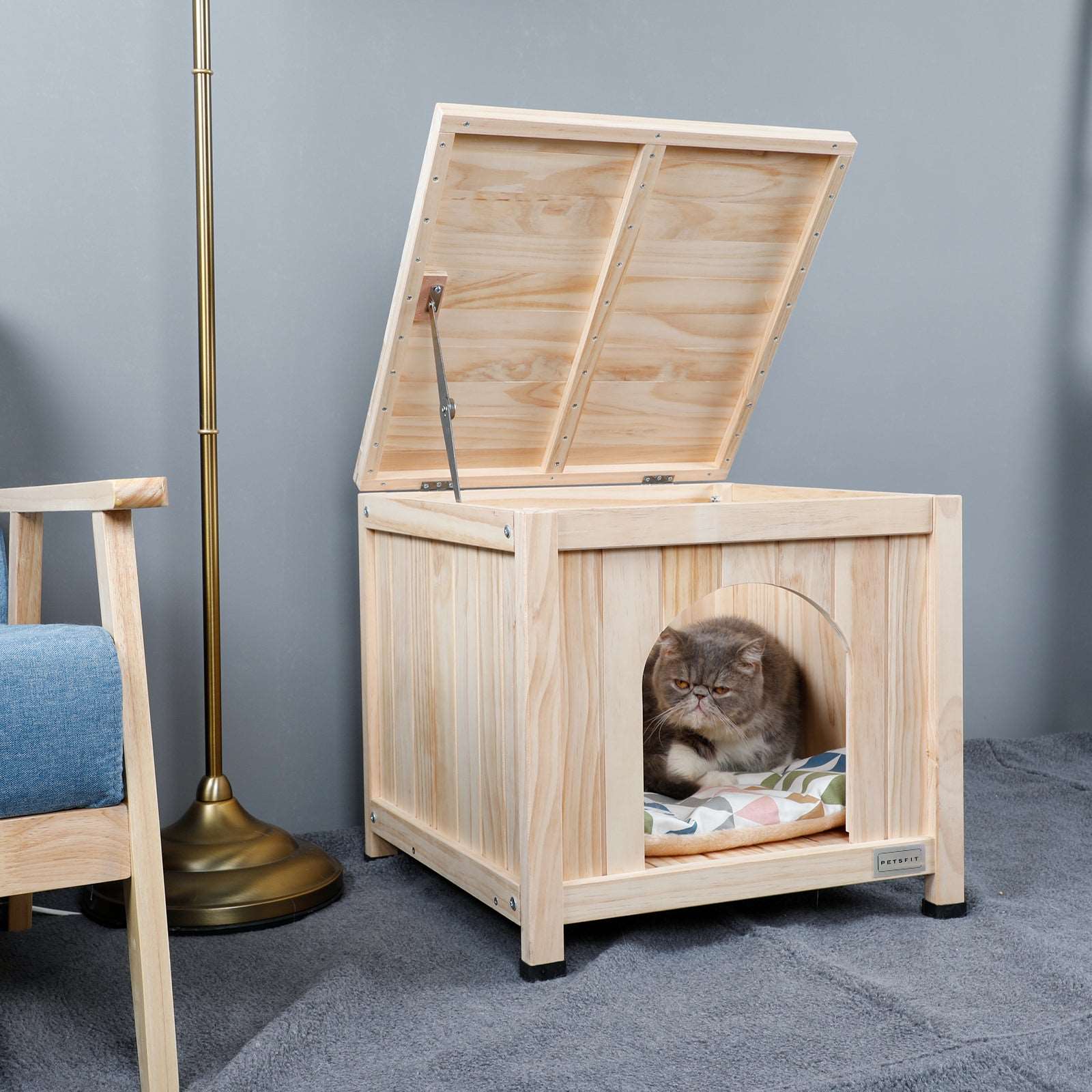 Petsfit-Indoor-Dog-House-Wood-with-Elevated-and-Ventilate-Floor-07