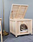 Petsfit-Indoor-Dog-House-Wood-with-Elevated-and-Ventilate-Floor-07