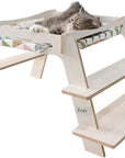 Petsfit Large Cat Hammock Bed for Curling Up for All Sizes Cats