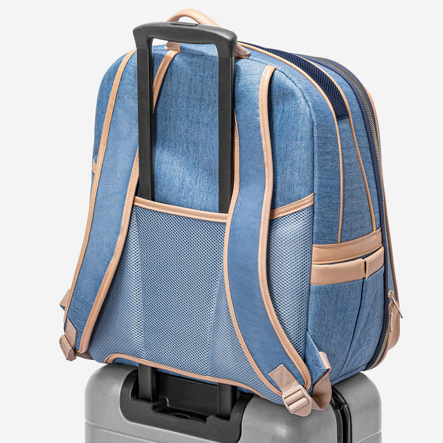 PETSFIT Trendy Denim Pet Carrier Backpack