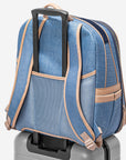 PETSFIT Trendy Denim Pet Carrier Backpack