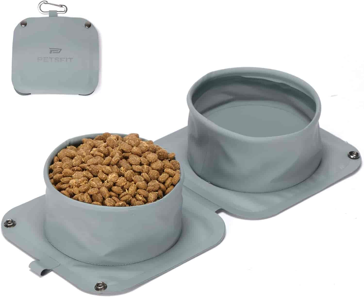 PETSFIT Collapsible Travel Dog Bowls