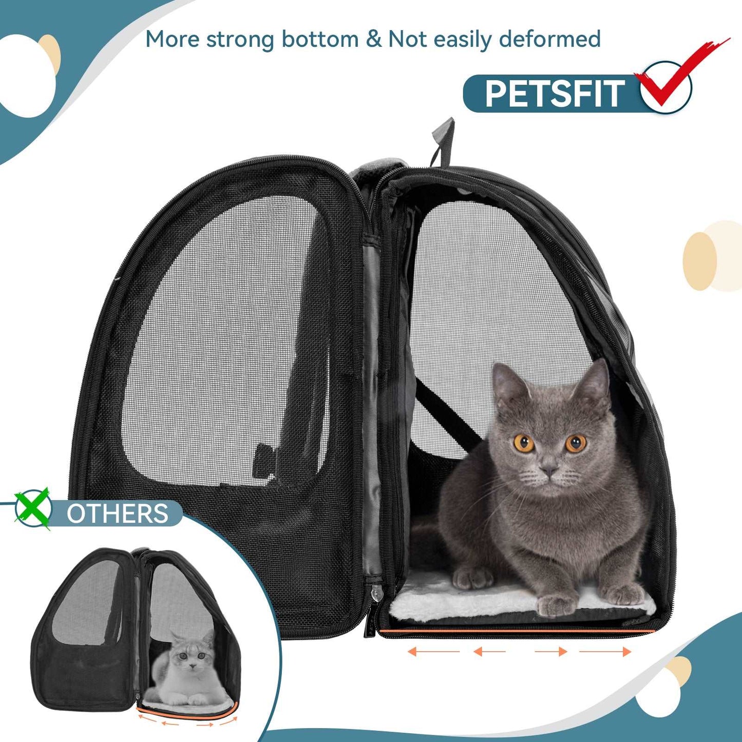 Petsfit-Dog-and-Cat-Backpack-Carrier-Expandable-with-Great-Ventilation-08