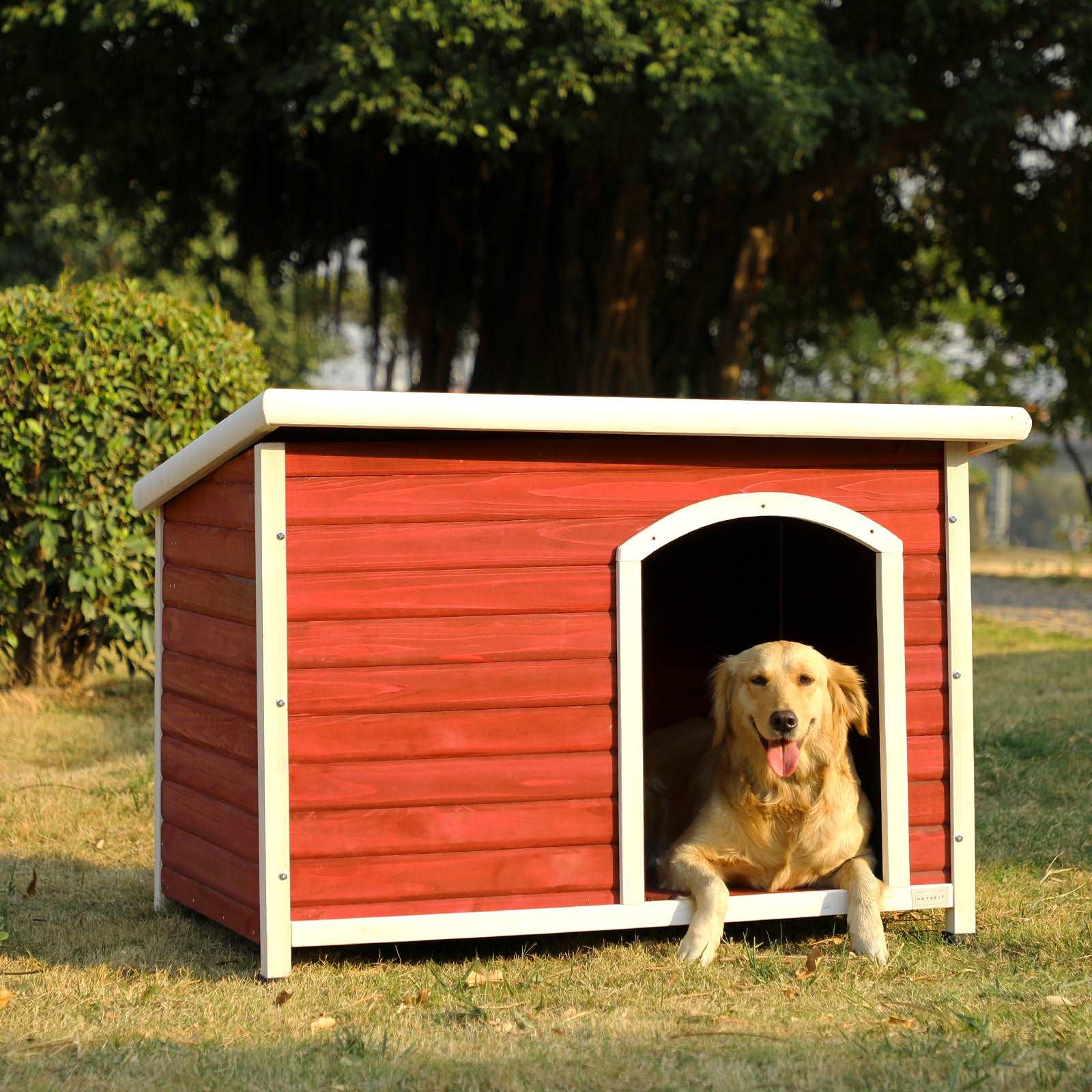 Petsfit-Weatherproof-Wooden-Outdoor-Dog-House-07