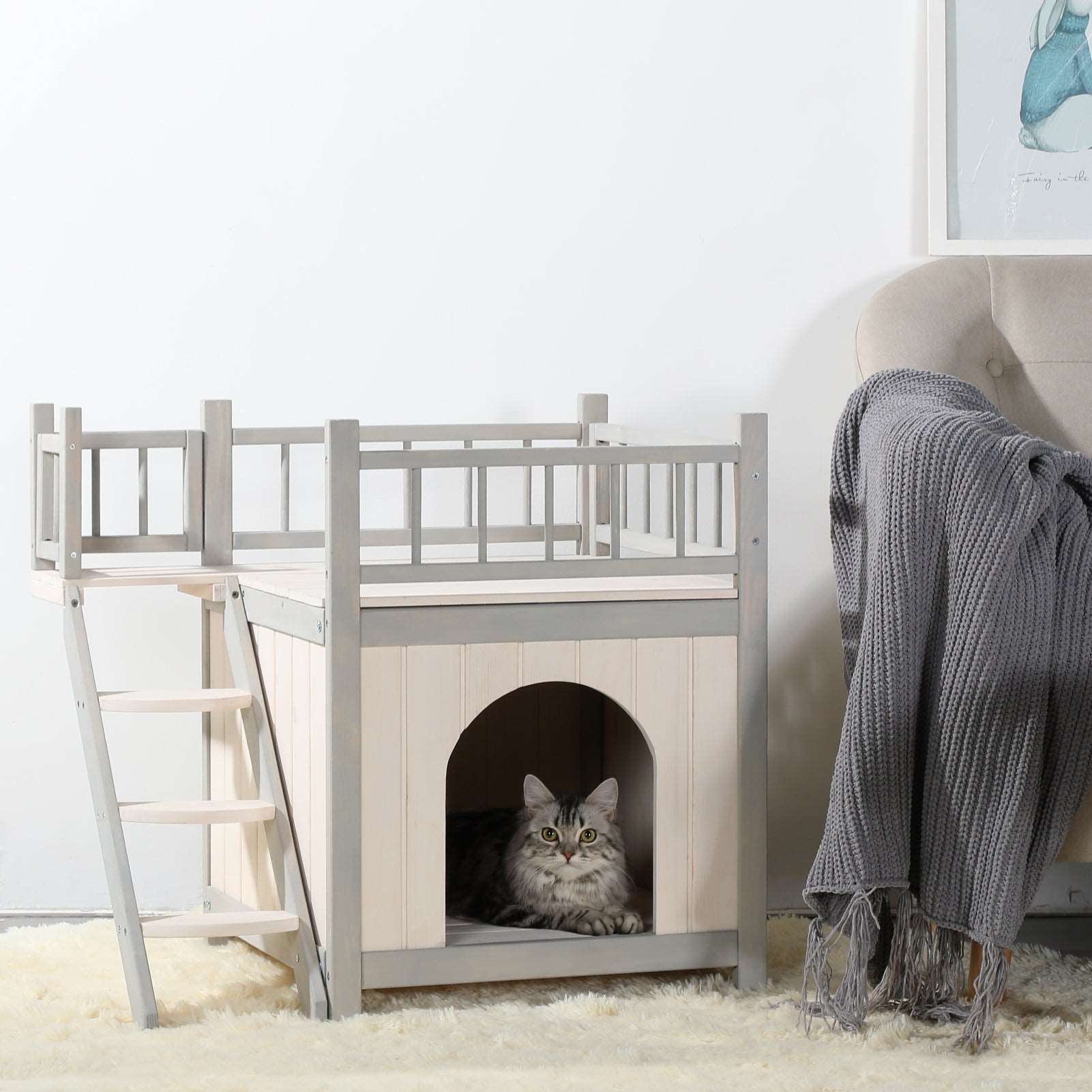 Petsfit-Cats-Puppy-Small-Animal-Indoor-House-Wood-06