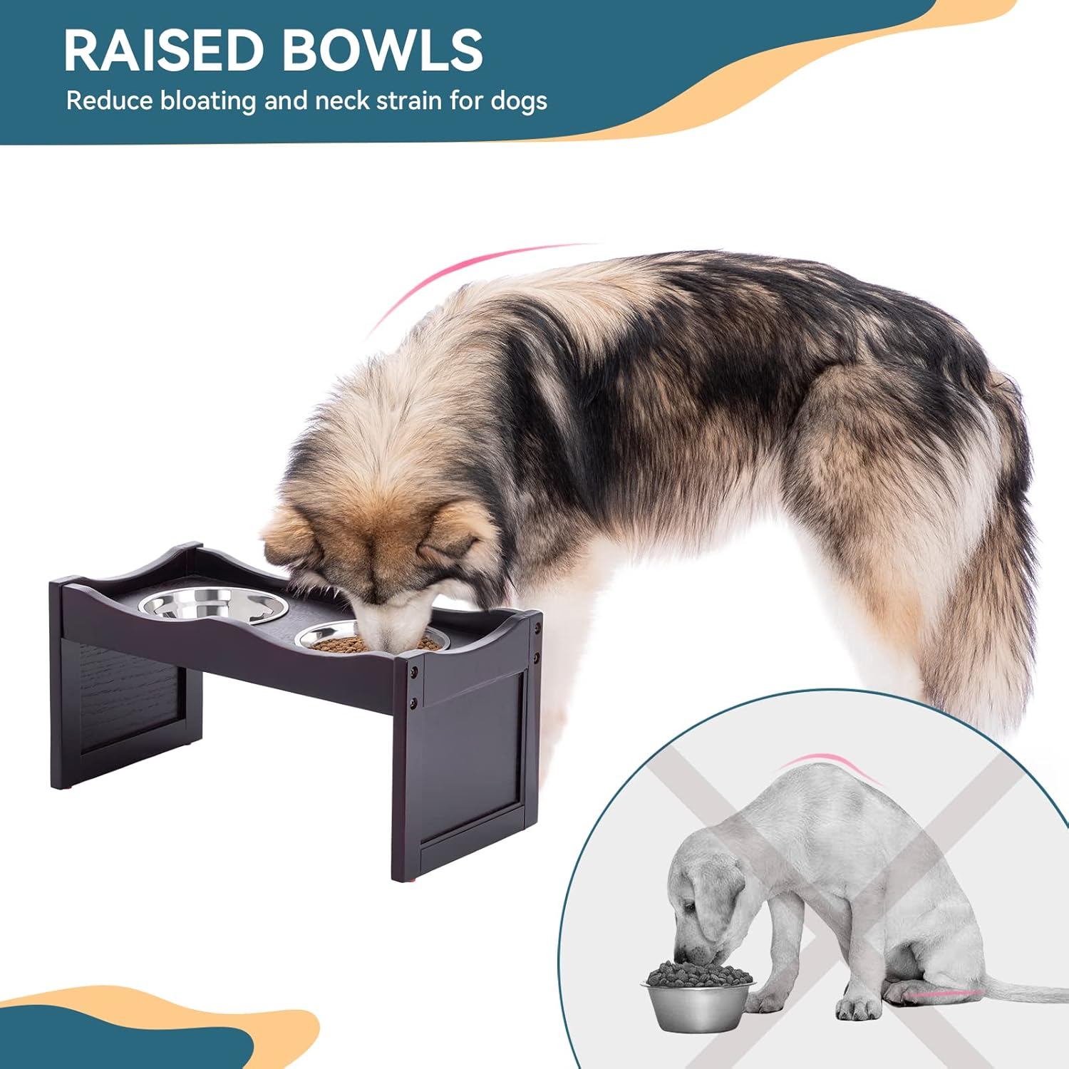 PETSFIT Elevated Dog Feeding Station