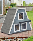 PETSFIT Outside Feral Cat House with Escape Door -  Pet Supplies