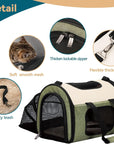 Petsfit Pet Carrier Expandable Soft-Sided Collapsible Cat Carrier -  Pet Supplies