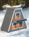 PETSFIT Outside Feral Cat House with Escape Door -  Pet Supplies