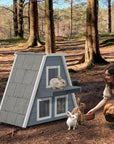 PETSFIT Outside Feral Cat House with Escape Door -  Pet Supplies