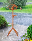 petsfit-outdoor-bird-feeder-stand-wooden-bird-table-tray-feeder-pole-hanger-for-outside-with-real-shingles-and-tripod-base-09