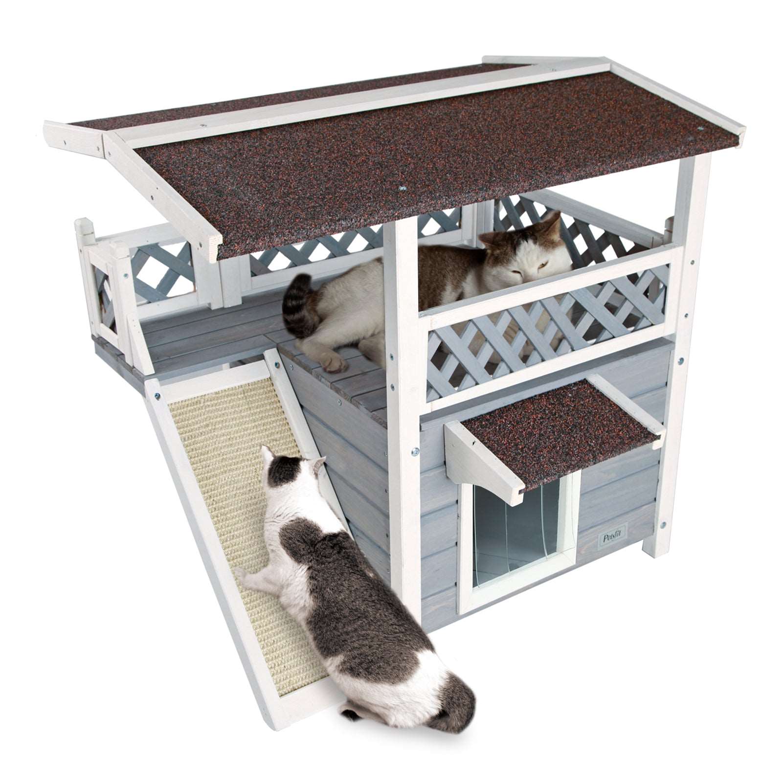 Petsfit-Cat-House-for-Outdoor-Feral-Cat-Shelter-for-1-2-Cats-01