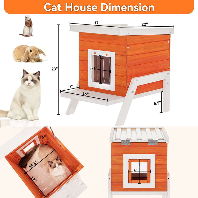 petsfit-cat-house-outdoor-insulated-high-feet-feeding-station-door-curtain-wood-outside-cat-house-bunny-rabbit-hutch-orange-02