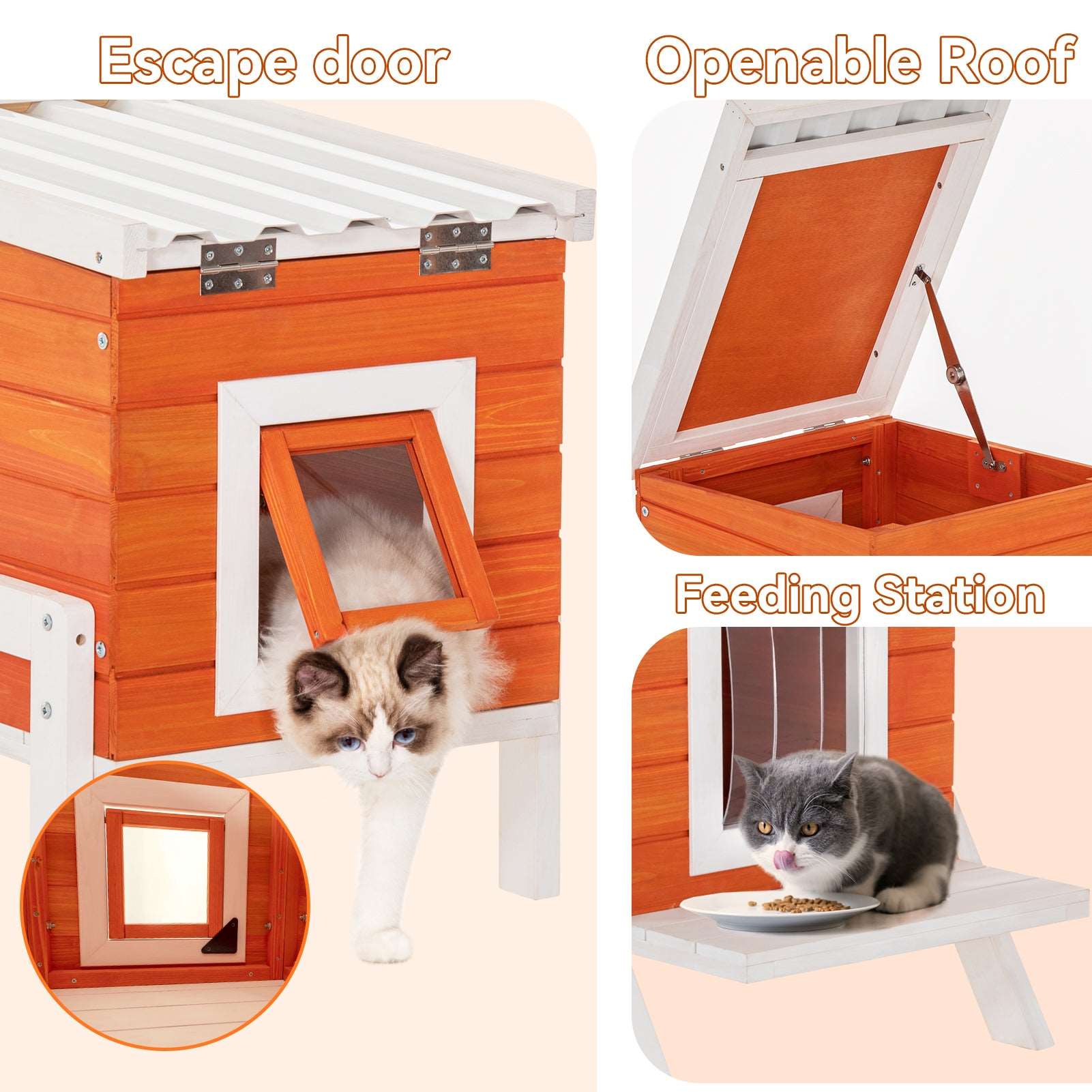 petsfit-cat-house-outdoor-insulated-high-feet-feeding-station-door-curtain-wood-outside-cat-house-bunny-rabbit-hutch-orange-05