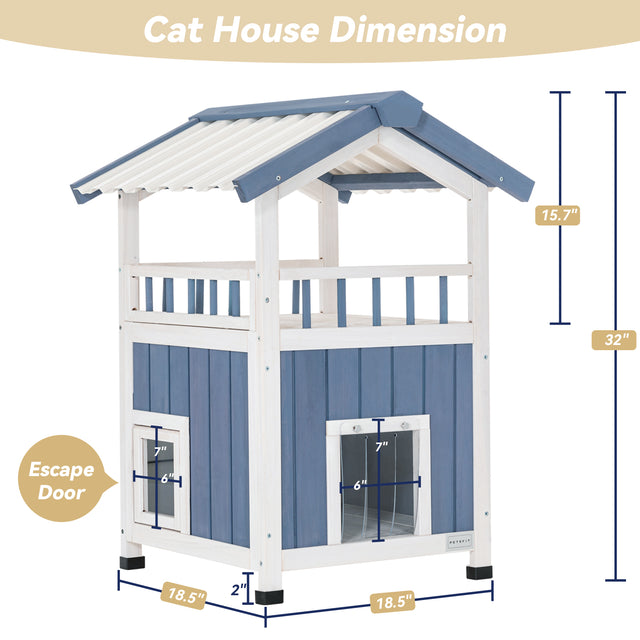 https://petsfit.com/products/petsfit-outside-wooden-cat-house-pvc-roof-door-with-curtain-escape-door-02