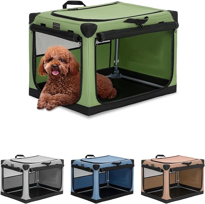 PETSFIT Portable Soft Collapsible Dog Crate-动物/宠物用品