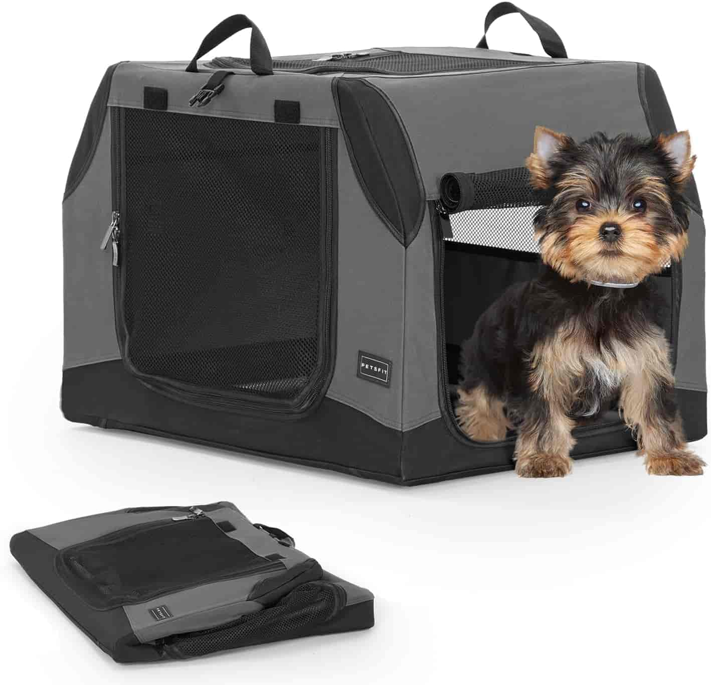 PETSFIT Soft-Sided Portable Travel Kennel for Pet