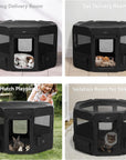 PETSFIT Dog Playpen And Crate Collapsible Portable PlayPen For Small Medium Dogs -  Pet Supplies