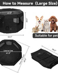 PETSFIT Dog Playpen And Crate Collapsible Portable PlayPen For Small Medium Dogs -  Pet Supplies