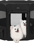 PETSFIT Dog Playpen And Crate Collapsible Portable PlayPen For Small Medium Dogs -  Pet Supplies