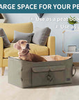 PETSFIT Dog Booster Seat For Large Dogs or 2 Small Dogs or Medium Dog up to 45 lb - Pet Supplies