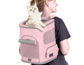 PETSFIT Pet Carrier Backpack with Fully Ventilated Collapsible | Pink