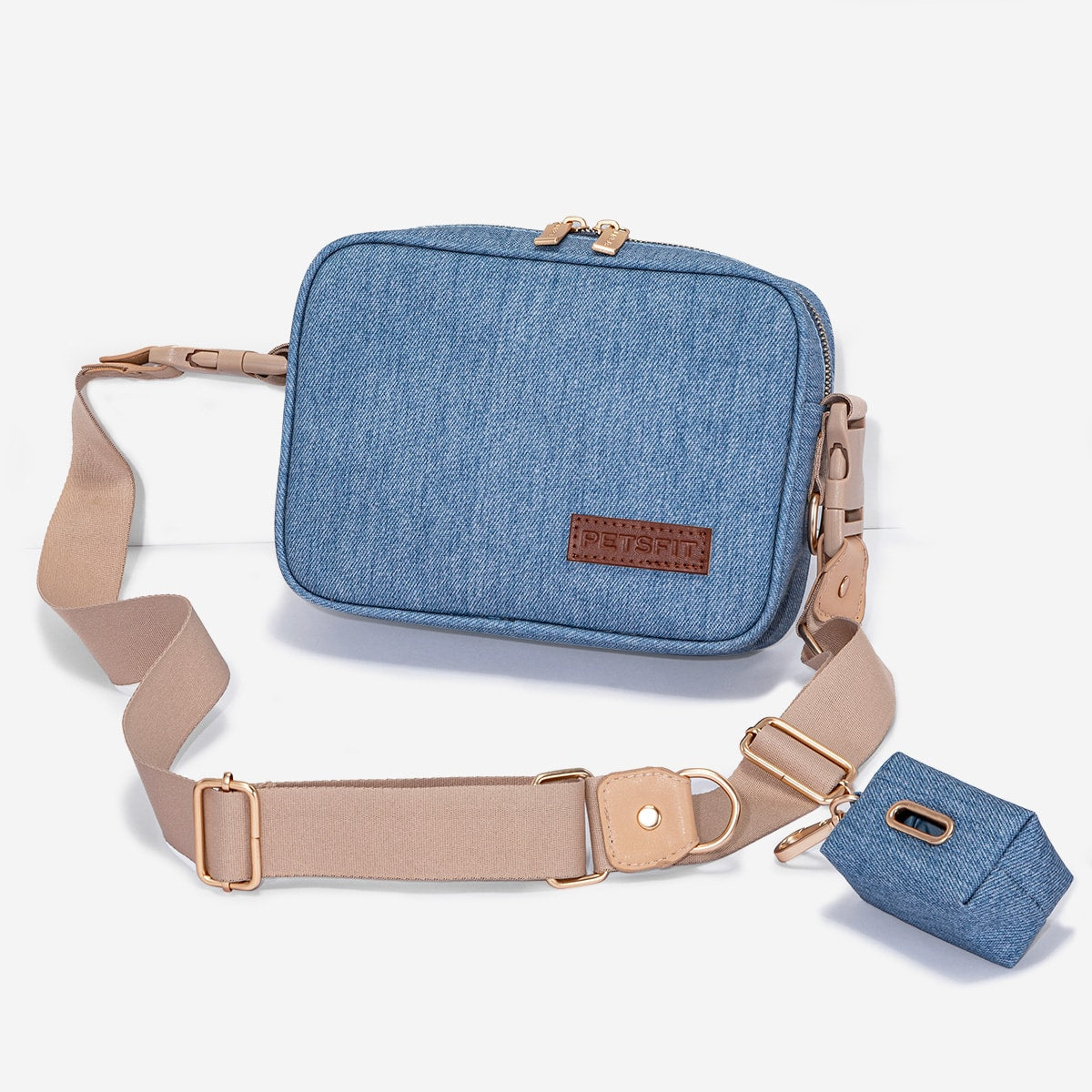 PETSFIT Denim  Pet Crossbody Bag