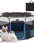 PETSFIT-Dog-Playpen-Blue-S