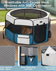 PETSFIT-Dog-Playpen-Blue