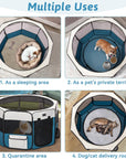 PETSFIT-Dog-Playpen-Blue