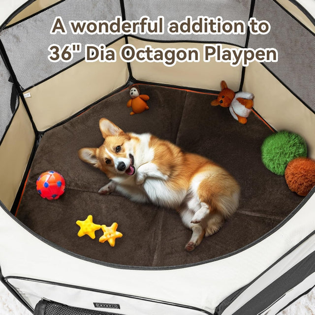 PETSFIT Soft Washable Octagon Playpen Mat