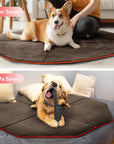 Tapis de parc octogonal doux et lavable Petsfit 