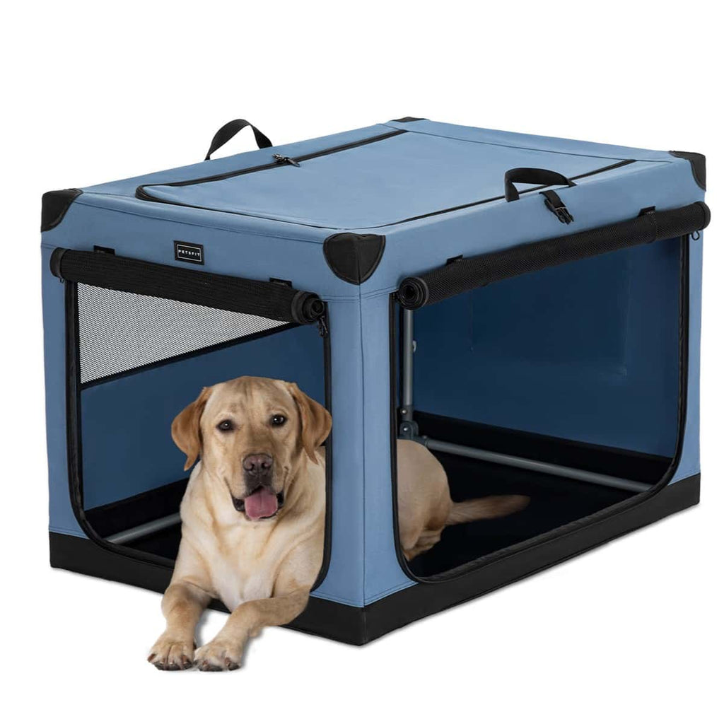 Dog Crate With Collapsible Frame photo