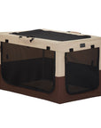 PETSFIT Travel Collapsible Soft Dog Crate Dog Kennel