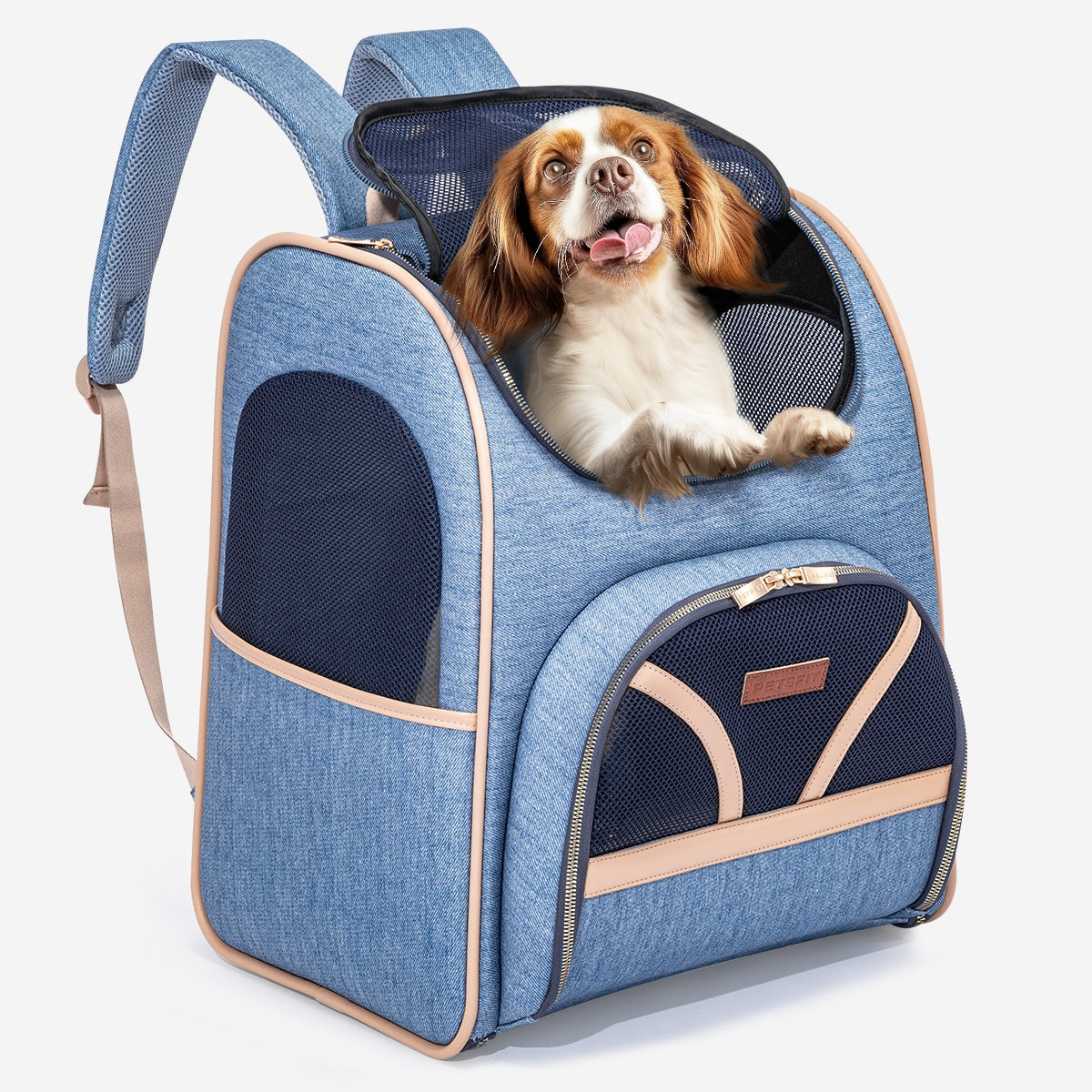 PETSFIT Denim Backpack for Pets