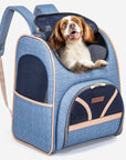 PETSFIT Denim Backpack for Pets