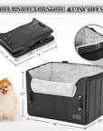 PETSFIT-Dog-Car-Seat-PU-Leather-with-Patent-Safe-Buckles