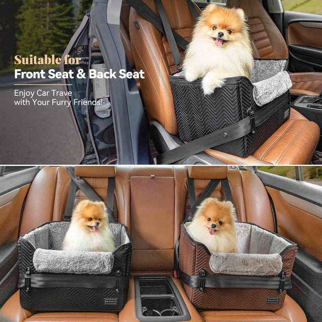 PETSFIT-Dog-Car-Seat-PU-Leather-with-Patent-Safe-Buckles