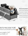 PETSFIT Multipurpose Console Dog Car Seat