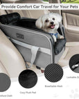 PETSFIT Multipurpose Console Dog Car Seat