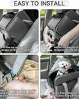 PETSFIT Multipurpose Console Dog Car Seat