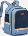 PETSFIT Pet Denim Blue Backpack